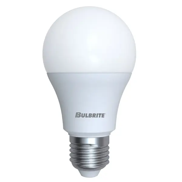 This 9W LED bulb automatically turns on at dusk and off at dawn, providing hands-free security lighting for homes and businesses. Features proprietary technology to reduce false triggering and fits any standard A19 fixture.