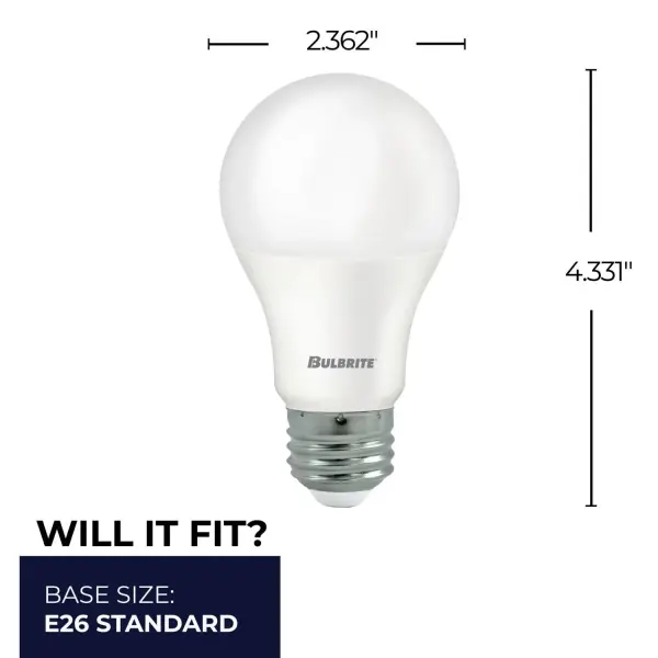 A19 LED Bulb 60W Equivalent Warm White - Image 7