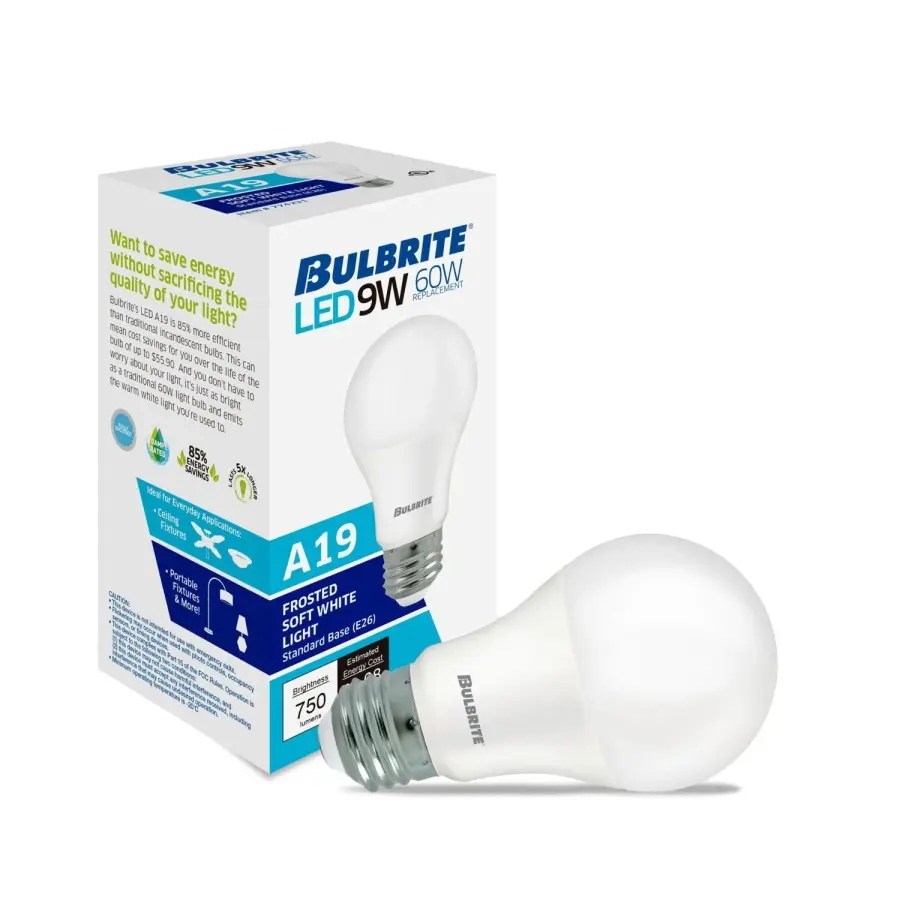 A-Type LED Bulb 8.5W (60W Equivalent) Soft Daylight - Image 2