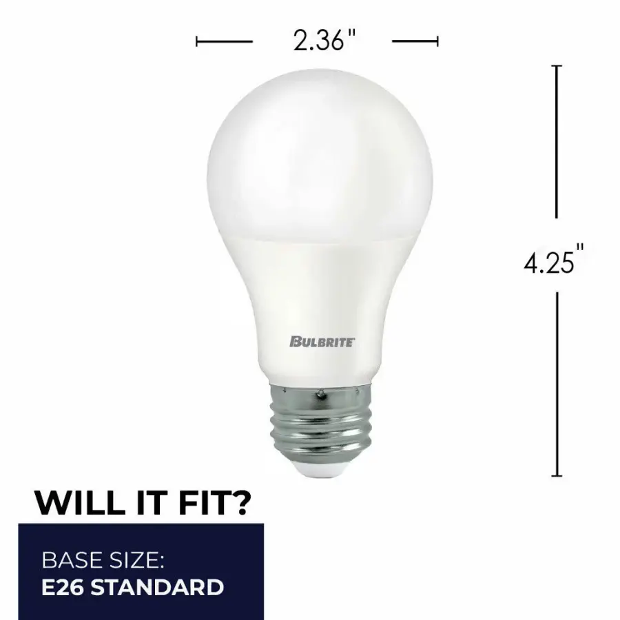 LED A19 Soft White Bulb 60W Equivalent (25-Pack) - Image 7