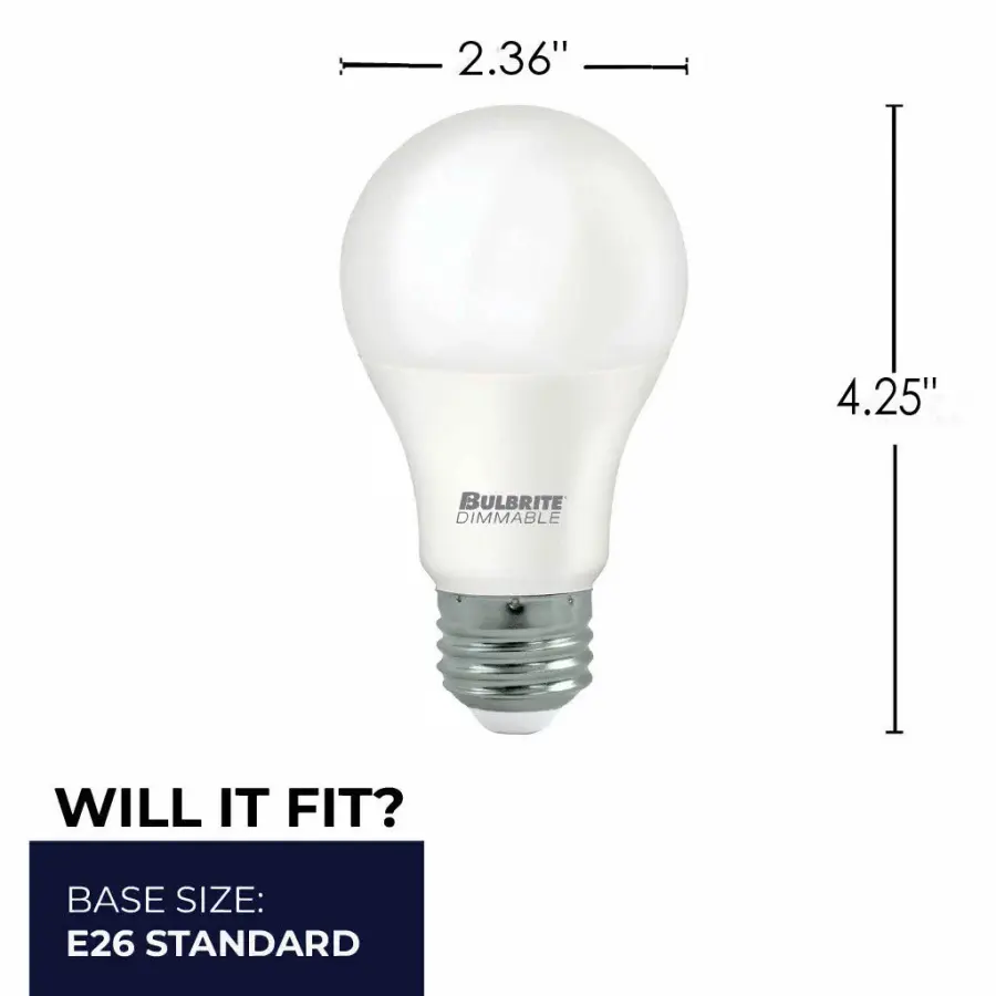 9W LED A19 Dimmable Bulb - 60W Equivalent - Image 7