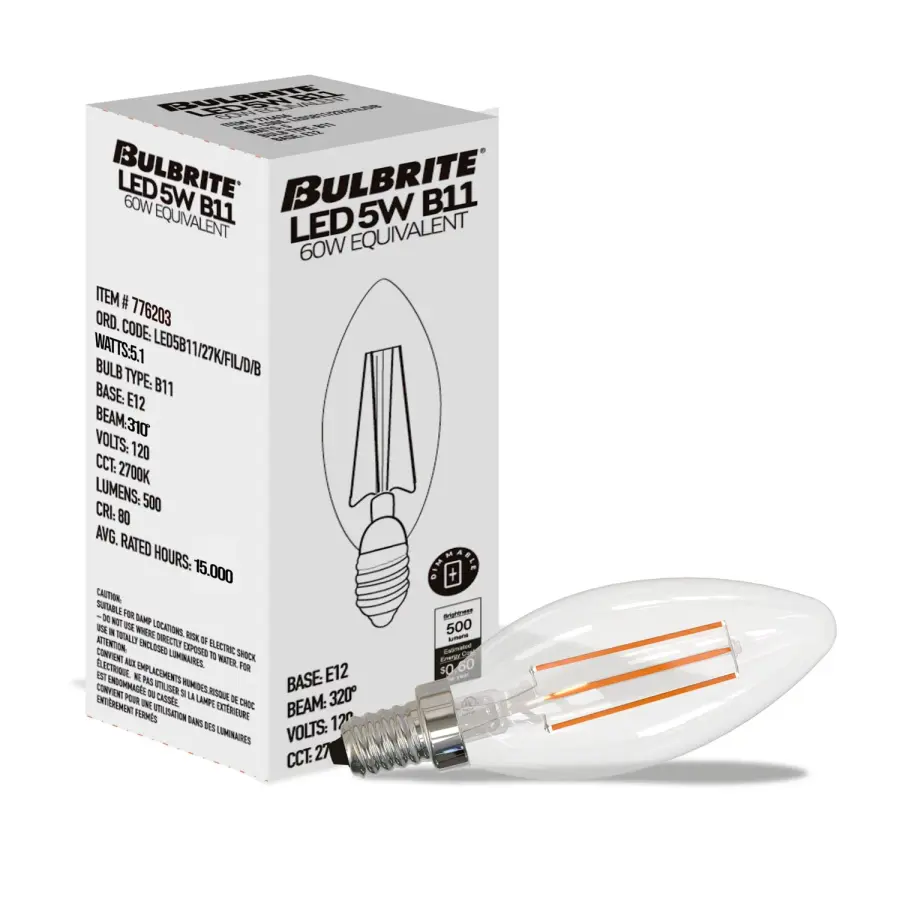 Filaments LED B11 Candelabra Bulb - Image 2