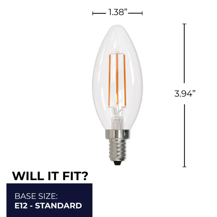 Filaments LED B11 Candelabra Bulb - Image 7