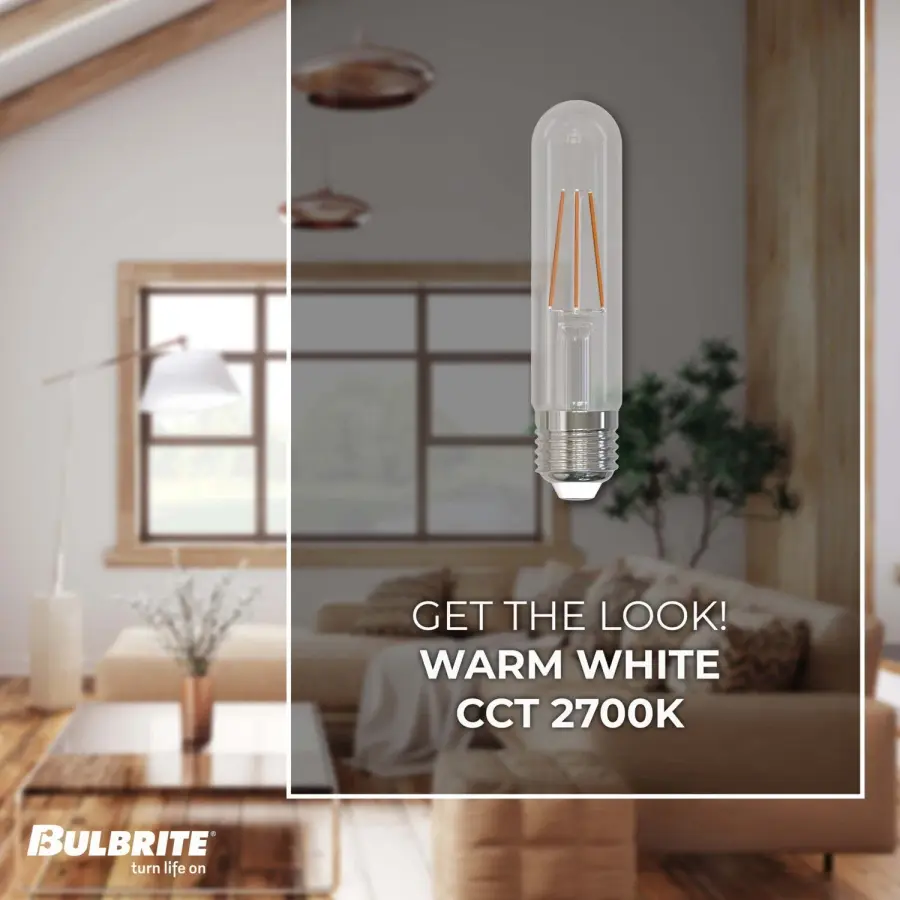 T9 Tubular LED Filament Bulb - 5 Inch - Image 4