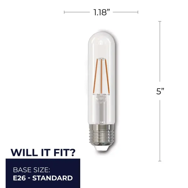 T9 Tubular LED Filament Bulb - 5 Inch - Image 7