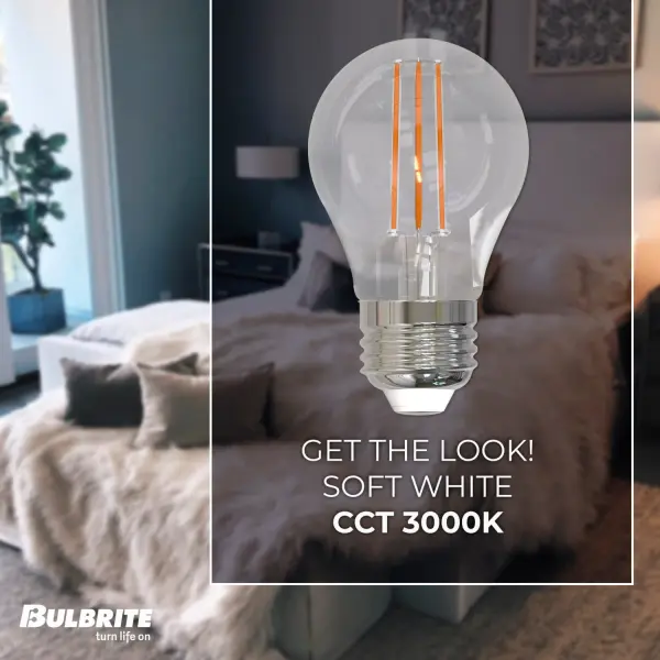 Filaments A15 LED Bulb - 60W Equivalent - Image 3