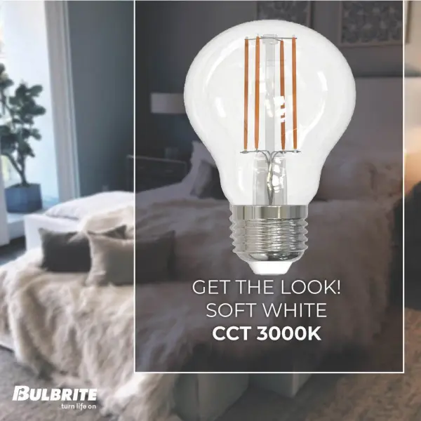 Filaments A19 LED Bulb - 60W Equivalent - Image 4