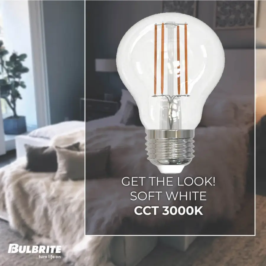 Filaments A19 LED Bulb - 60W Equivalent - Image 4