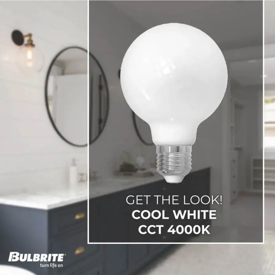 G25 LED Globe Bulb - Milky Finish - Image 4