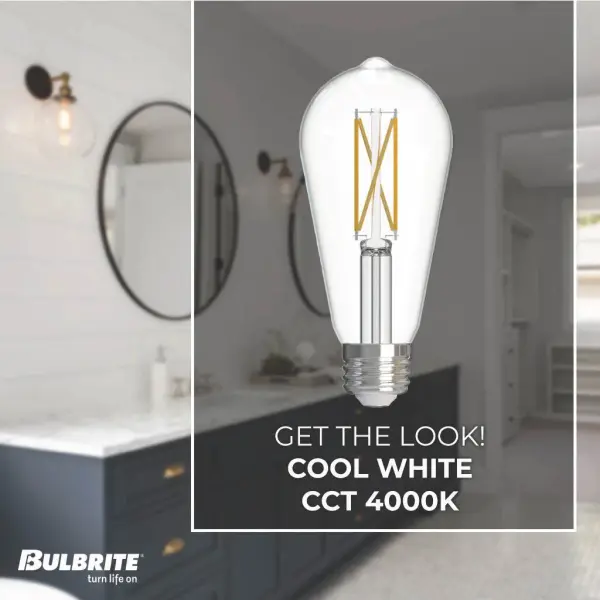 Filaments ST18 LED Bulb - Cool White 4000K - Image 4