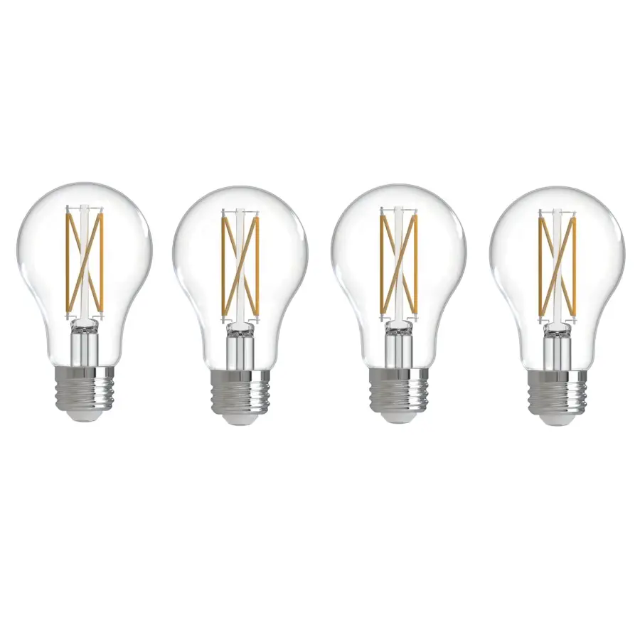 Filaments LED A19 Bulb 4-Pack - Image 1
