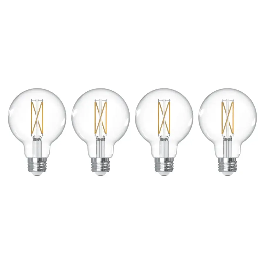 Filaments G25 LED Globe Bulb 4-Pack - Image 1