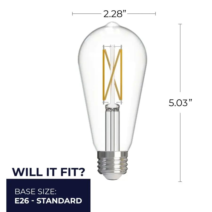 Filaments ST18 LED Edison Bulb 4-Pack - Image 3