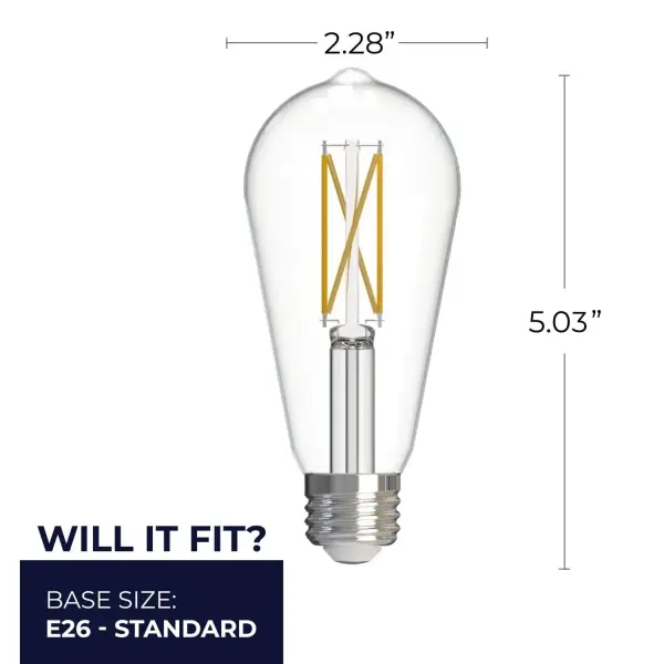 Filaments ST18 LED Edison Bulb 4-Pack - Image 3