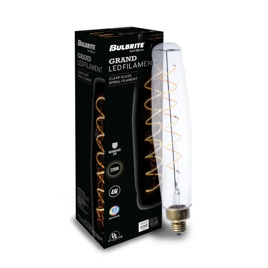 Filaments Spiral LED Tubular Bulb - Image 2
