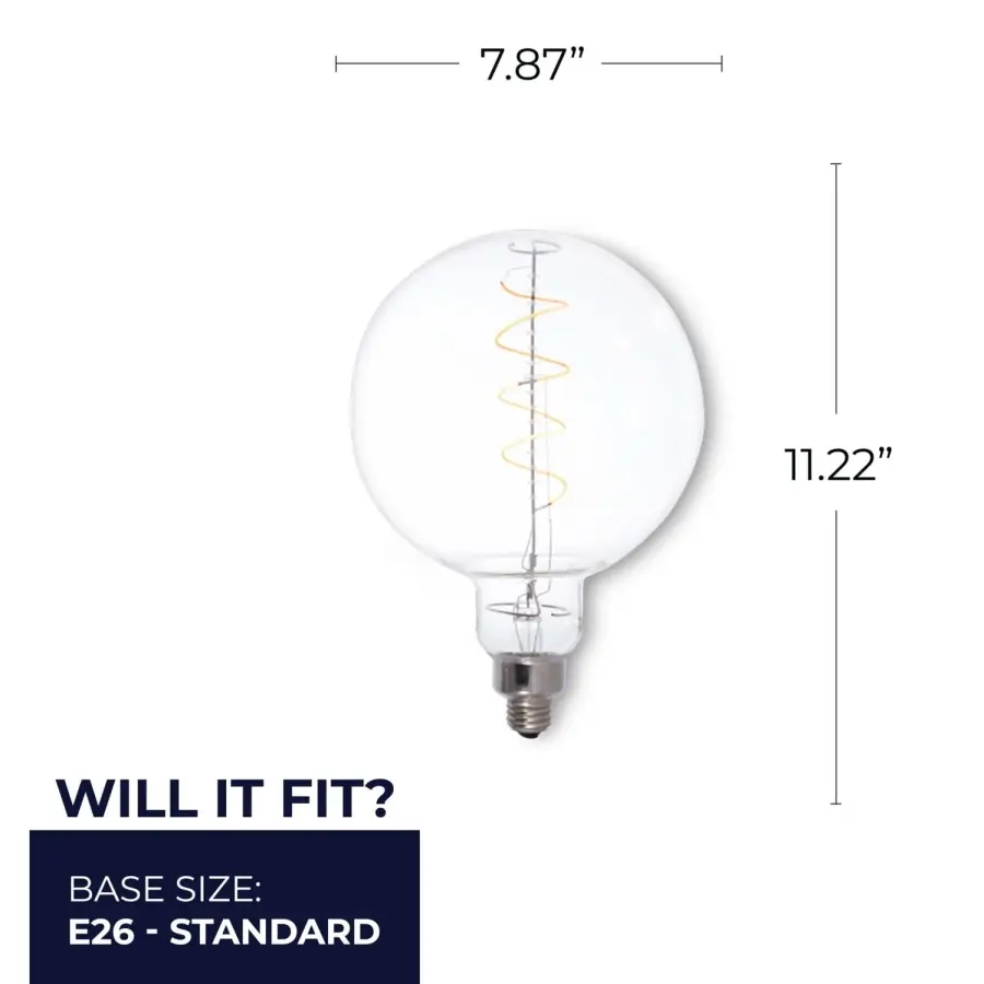 Grand LED Globe Filament Bulb - Image 5