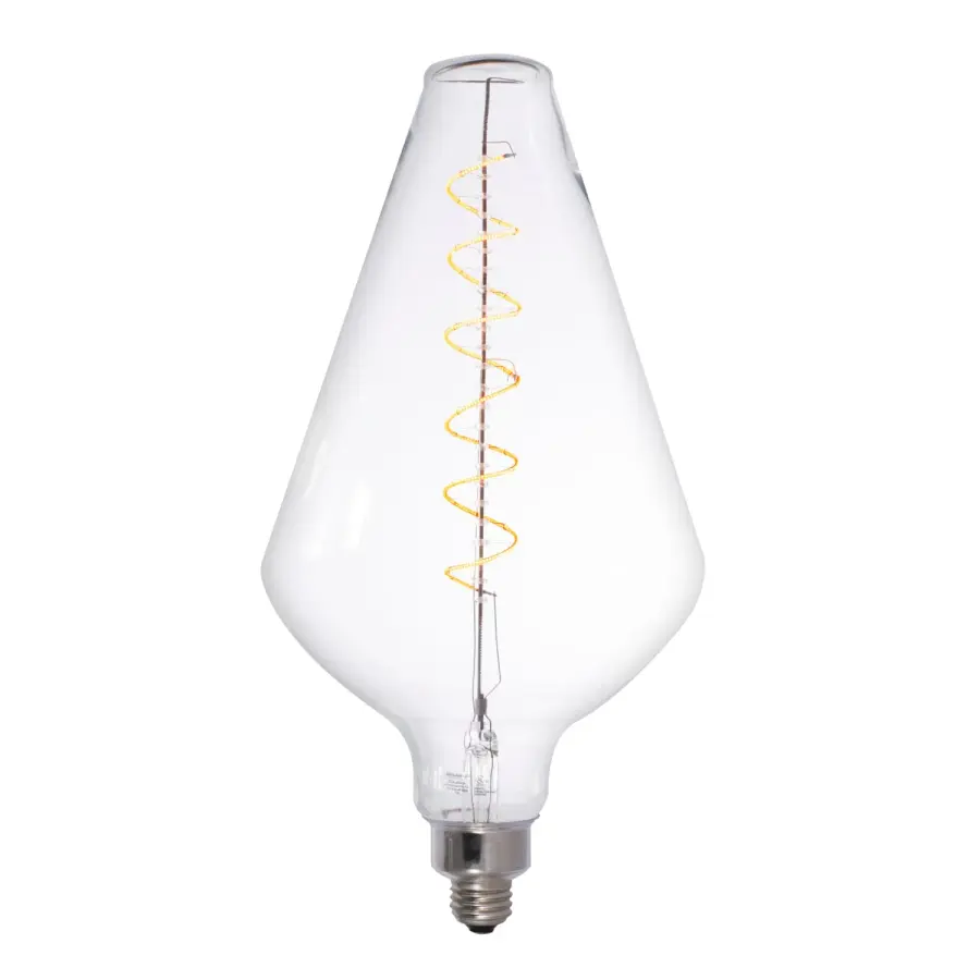 Diamond Shaped LED Filament Bulb - 4W 2200K - Image 1