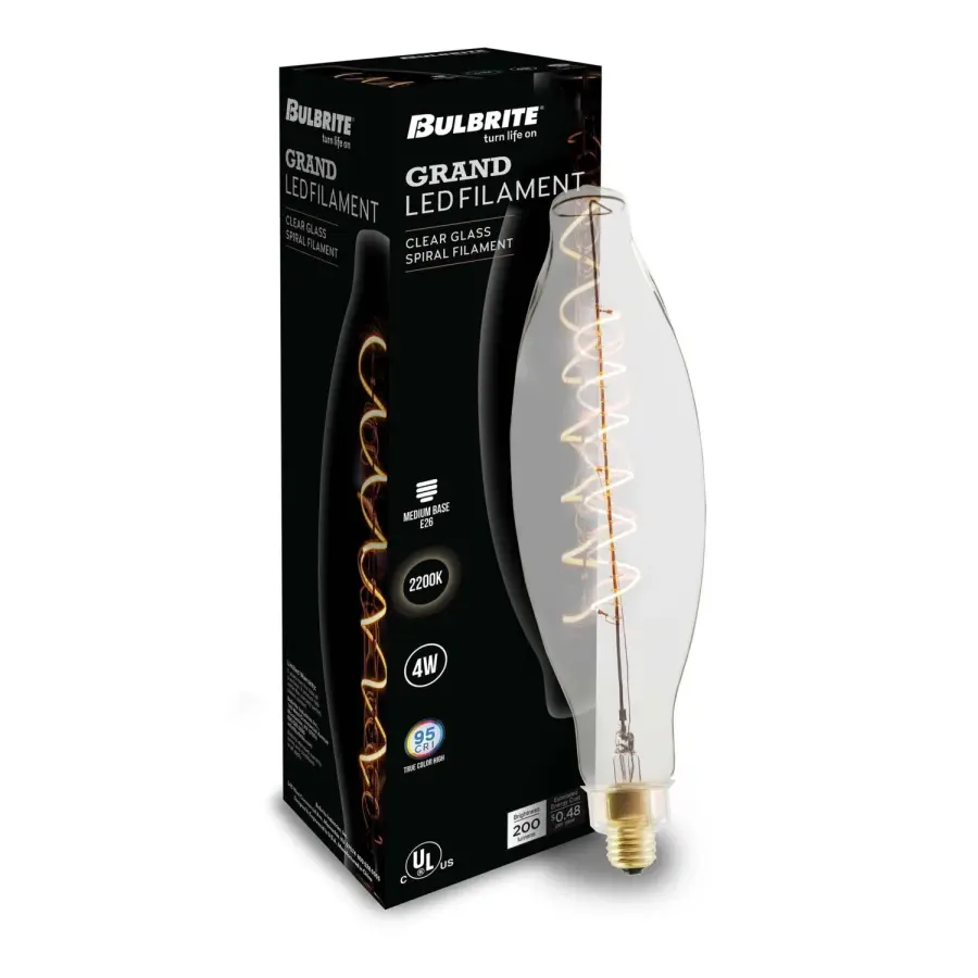 Filaments Olive Spiral LED Bulb - Image 2