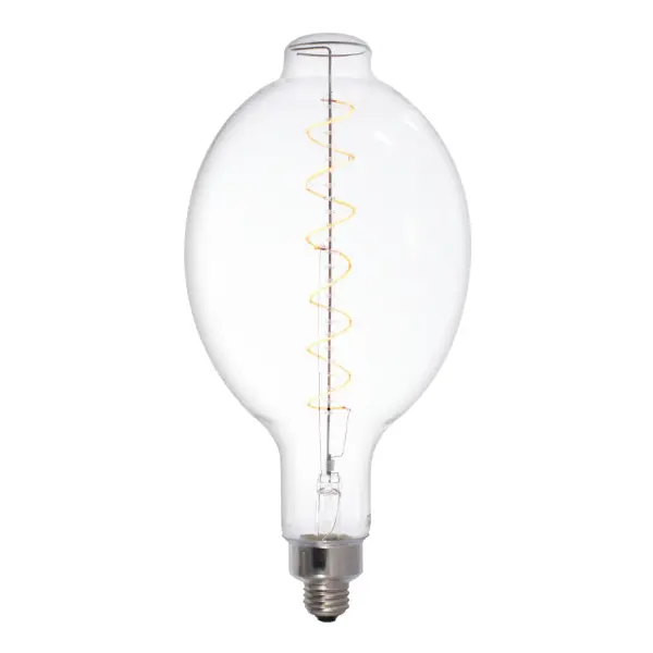 This decorative LED bulb combines nostalgic spiral filament design with energy-efficient LED technology. At just 4 watts, it delivers 60-watt equivalent brightness with warm 2200K light, perfect for exposed bulb fixtures.