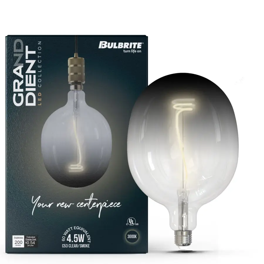 Gradient Grand Filament Bulb - Clear to Smoke - Image 2