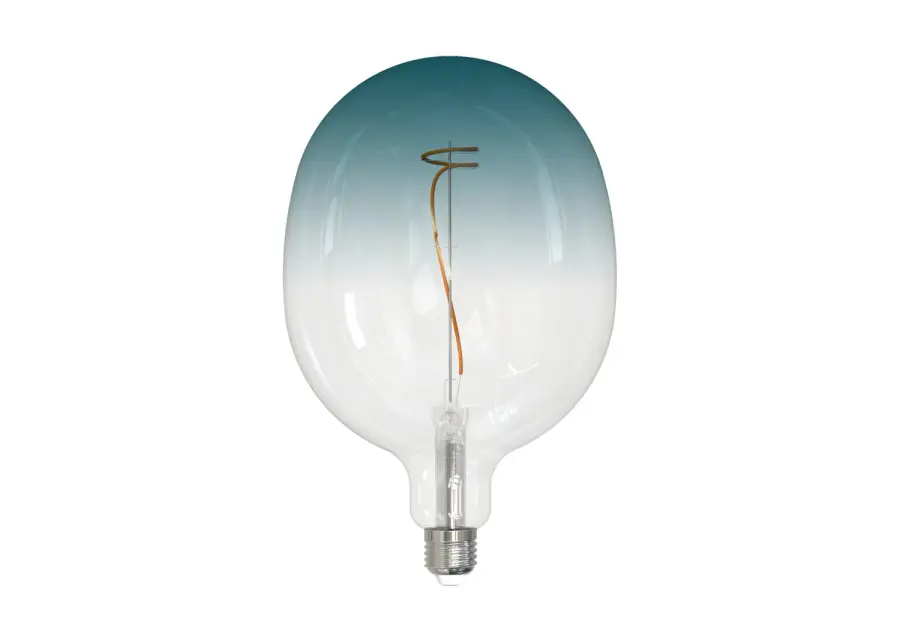 Gradient Grand LED Filament Bulb - Clear to Blue - Image 2