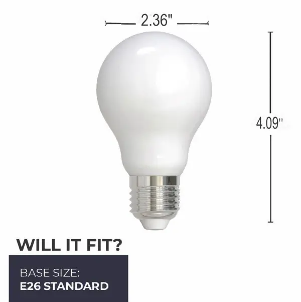 3-Way Selectable A19 LED Bulb - 75W Equivalent - Image 7