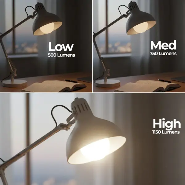 3-Way Selectable A19 LED Filament Bulb - Image 4