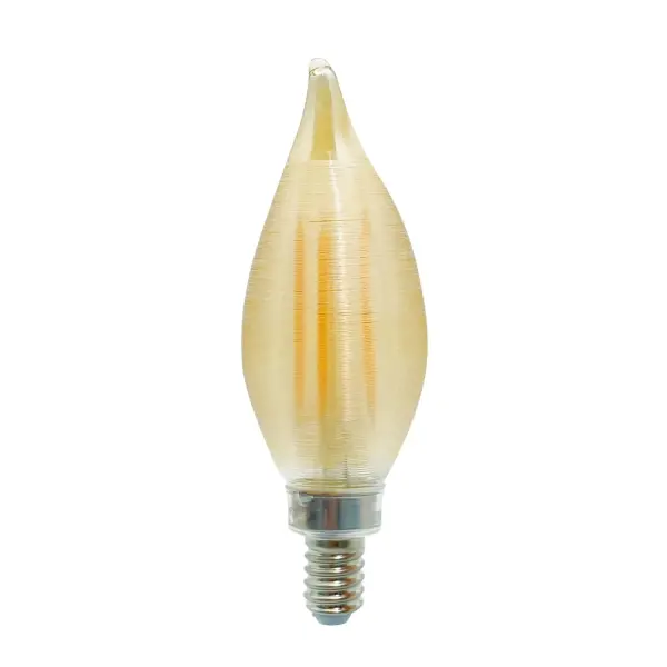 The Spunlite filament design creates a stunning silk-spun effect that mimics vintage flame bulbs while delivering energy-efficient LED performance. Perfect for exposed bulb fixtures and creating warm, ambient lighting.