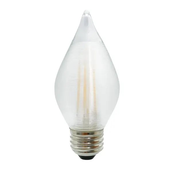 The Spunlite C15 LED bulb combines energy efficiency with stunning aesthetics. Its silk-spun filament design mimics vintage glass flames while delivering warm 2700K light. Fully dimmable and rated for 15,000 hours.