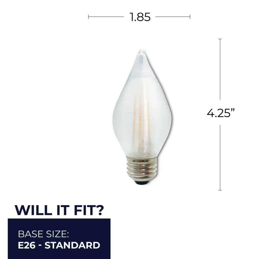 Spunlite C15 LED Filament Bulb - Image 5