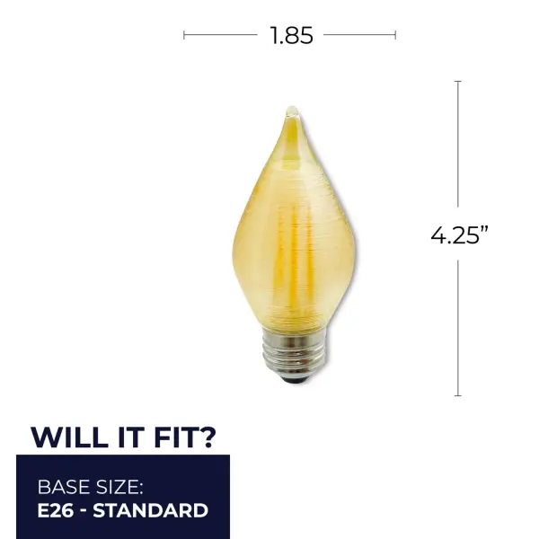 Spunlite Amber Filament LED Bulb - Image 5