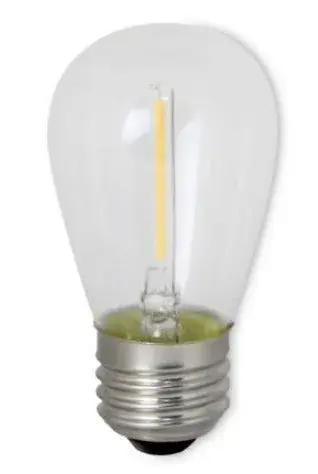 S14 LED Filament Bulb - Warm White - Image 1