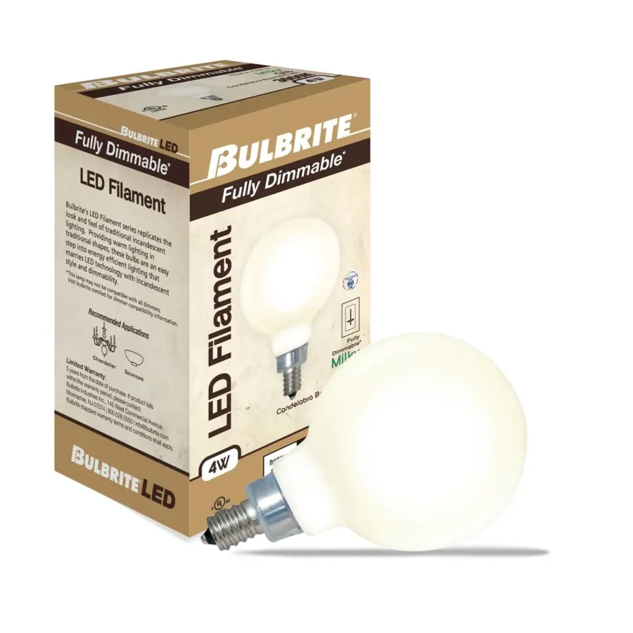 G16 LED Filament Bulb - Milky Finish - Image 2