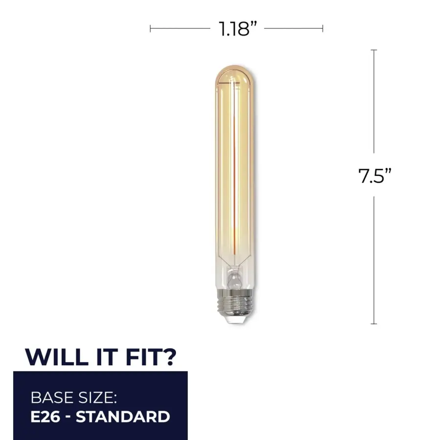 Filaments T9 Tubular LED Bulb - 7.5 Inch - Image 5