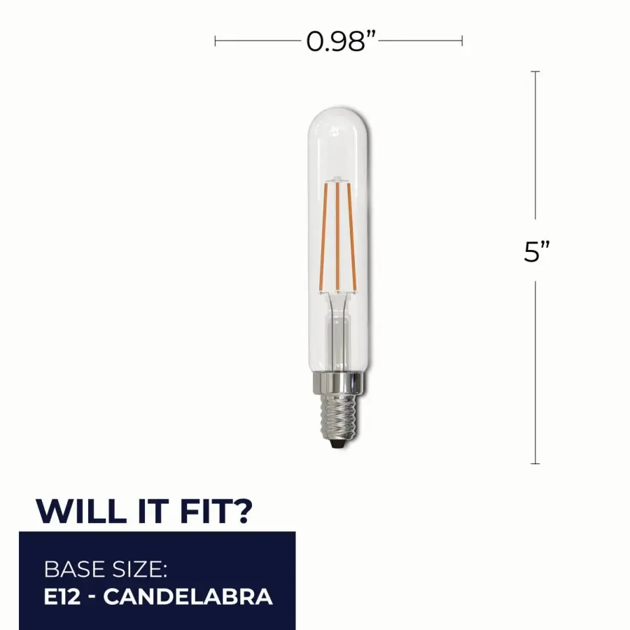 T8 LED Filament Bulb - Warm White 2700K - Image 5