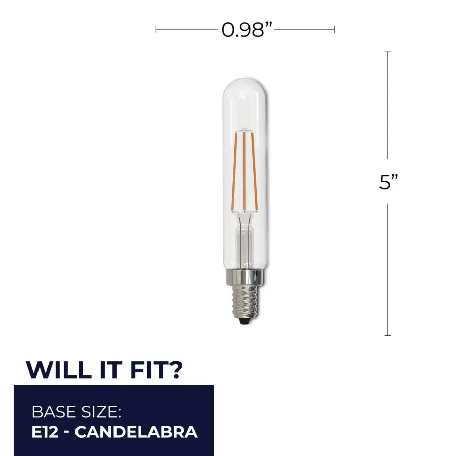 T8 LED Filament Bulb - 4.5W Soft White - Image 5