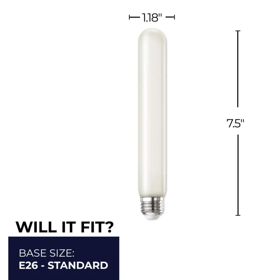 Filaments T9 LED Tubular Bulb - 7.5" Frost - Image 5