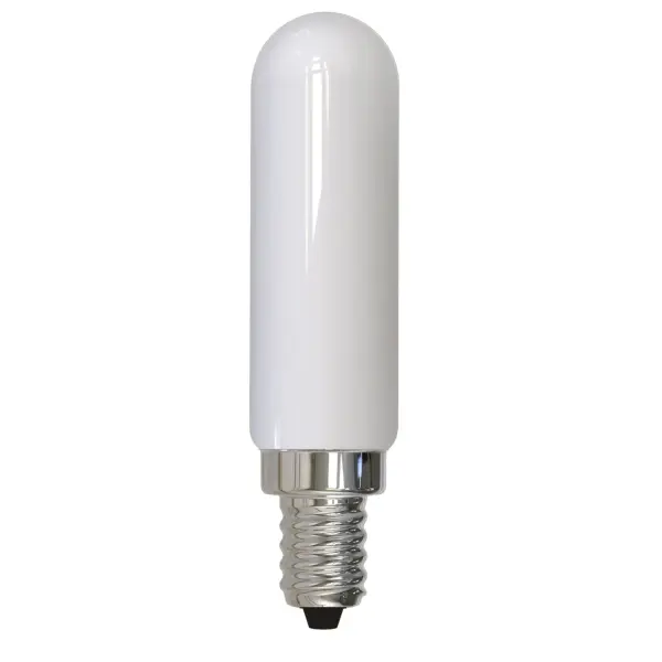 This T6 LED bulb delivers warm, inviting 2700K light while using just 4.5 watts to replace traditional 40W bulbs. The milky finish provides soft, diffused illumination perfect for decorative fixtures.