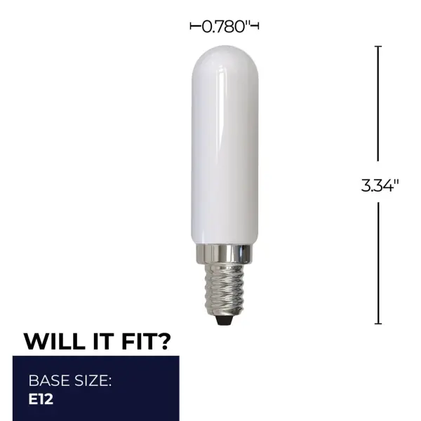 Filaments T6 LED Candelabra Bulb - Milky Finish - Image 5