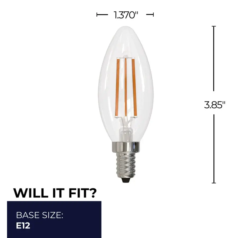 Filaments B11 LED Candelabra Bulb - Image 5
