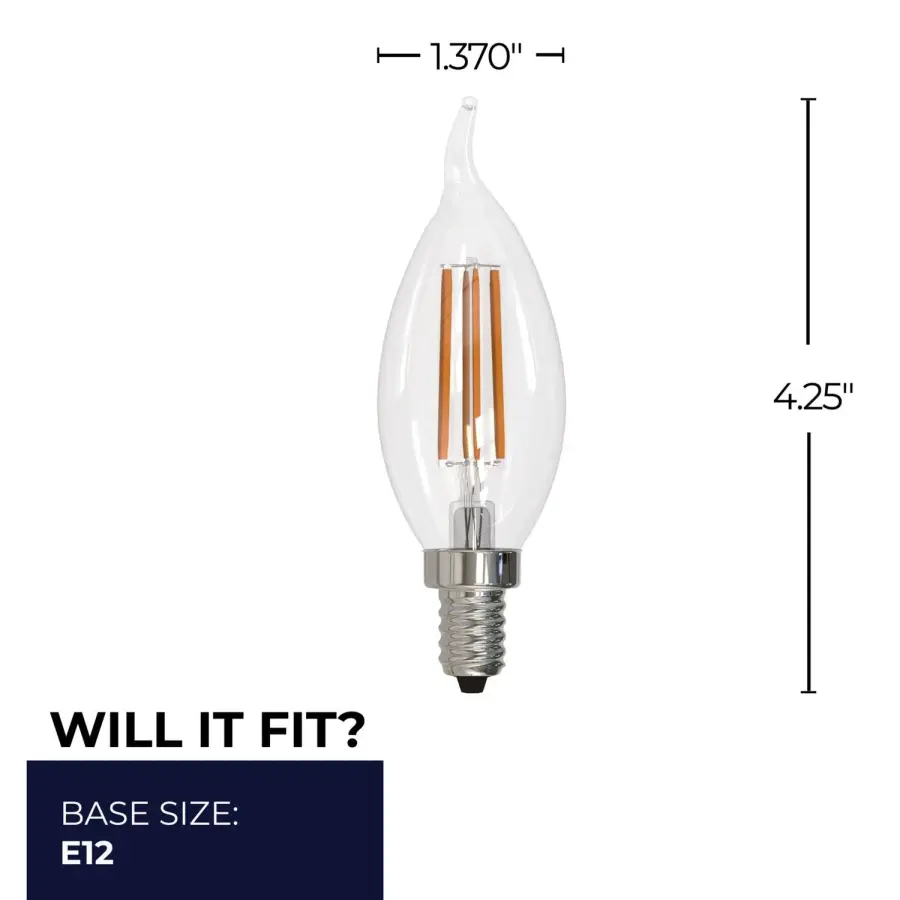 Filaments CA10 LED Candelabra Bulb - Image 5