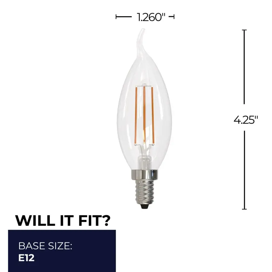 Filaments CA10 LED Candelabra Bulb - Image 5