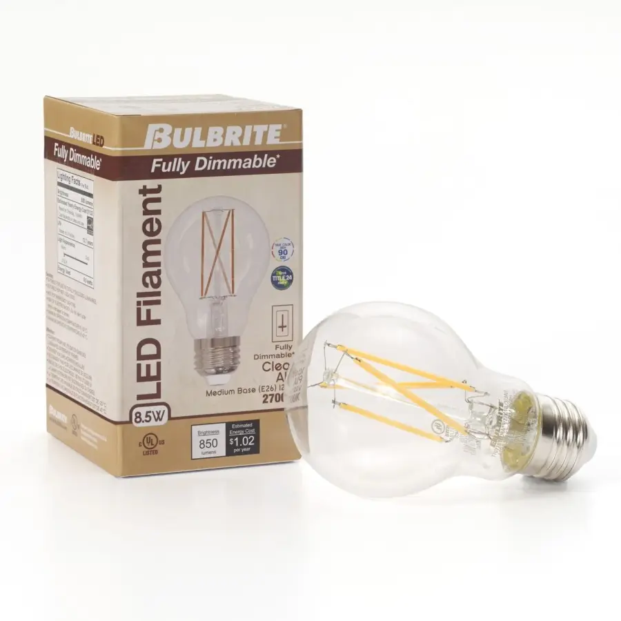 Filaments A19 LED Bulb - 60W Equivalent - Image 2