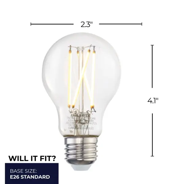 Filaments A19 LED Bulb - 60W Equivalent - Image 5