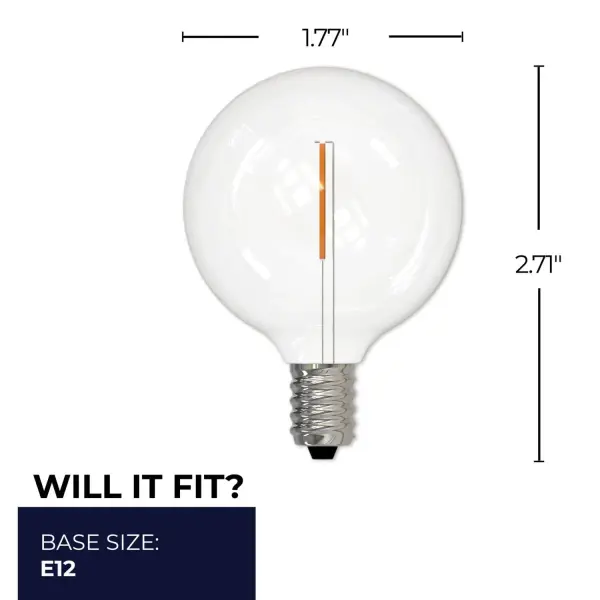 G16 LED Filament Globe Bulb - Image 4