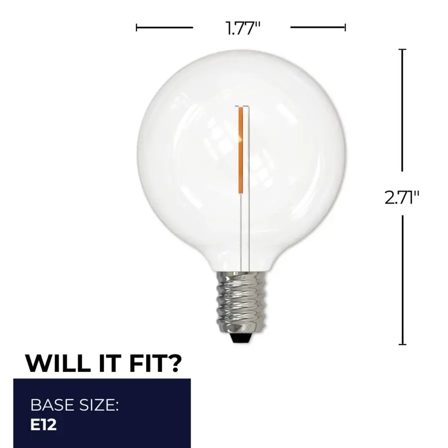 G16 LED Filament Globe Bulb - Image 4