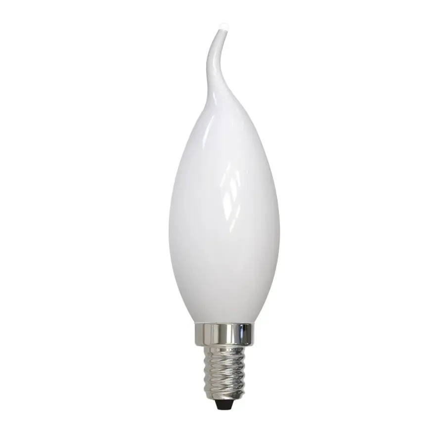 Filaments CA10 LED Candelabra Bulb - Milky Finish - Image 1