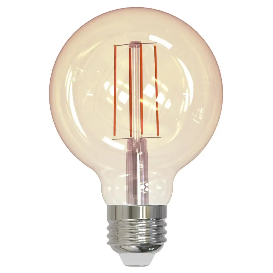 Filaments G25 LED Globe Bulb - Antique Amber - Image 1