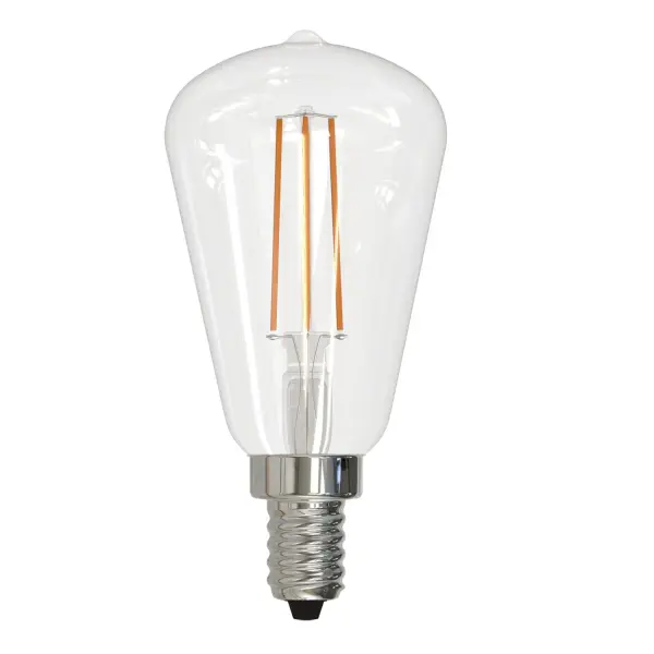 This ST15 LED filament bulb combines classic Edison styling with modern efficiency, delivering warm 2700K light at just 4 watts. Fully dimmable and damp-rated for versatile indoor/outdoor use with 15,000-hour lifespan.