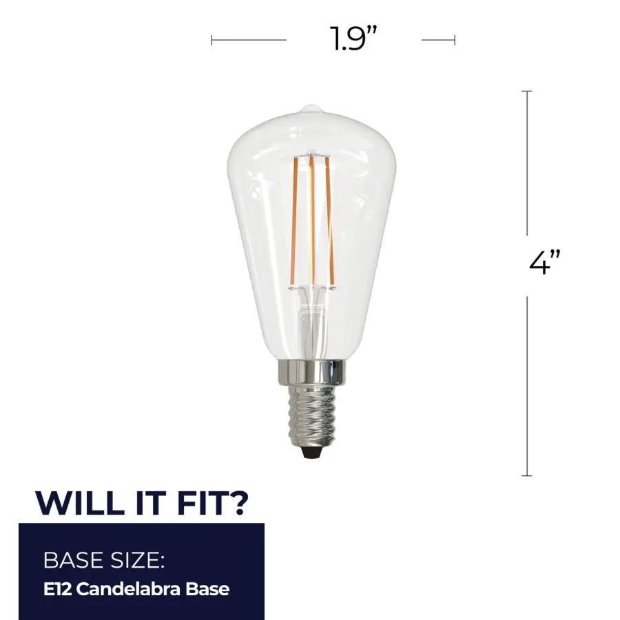 ST15 LED Filament Bulb - Warm White - Image 5